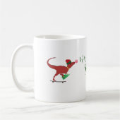 Mug T-rex Père Noël (Gauche)