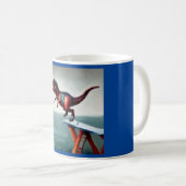 Mug T Rex plongée (Devant droit)