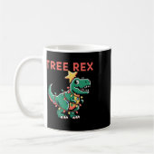 Mug T-Rex Pull Ugly Christmas Sweater Dinosaure Noël (Gauche)