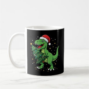 Mug T-Rex Santa Dinosaure de Noël