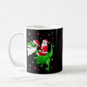 Mug T-rex Santa Ride Funny Ugly Christmas Toddler_kids (Gauche)