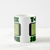 Mug T-Rex Selfie Armoiries Courtes Dinosaures Drôle Mu (Centre)