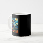 Mug T-rex Skeleton Halloween Van Gogh Starry Night Fal (Devant gauche)