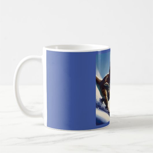 Mug T Rex Snowboard (Gauche)