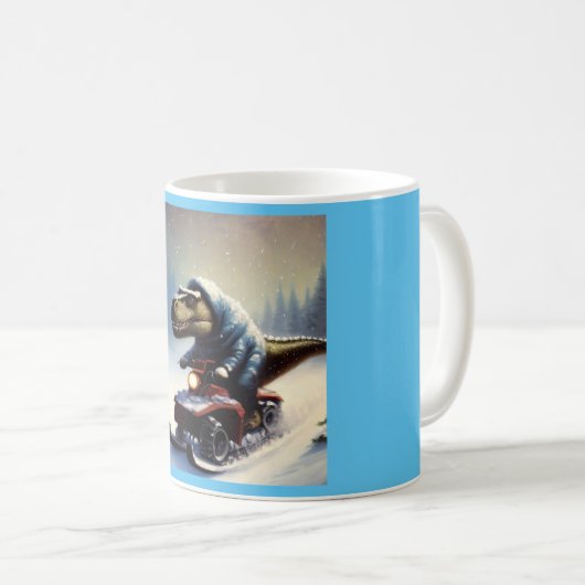 Mug T Rex Snowmobile (Devant droit)