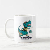 Mug T-Rex Soccer Player Sports (Gauche)