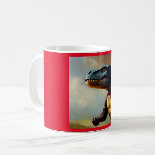 Mug T Rex Superhero (Devant gauche)