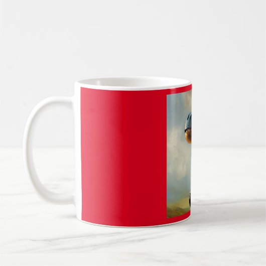 Mug T Rex Superhero (Gauche)