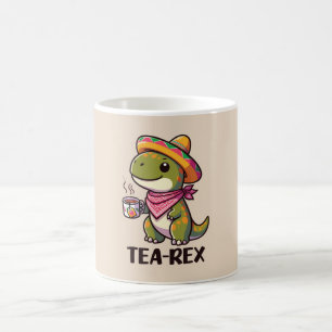 Mug T-Rex : Un Dinosaure Drôle et mignon Boire Du Thé