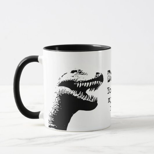 Mug T-Rex Valentine (Gauche)