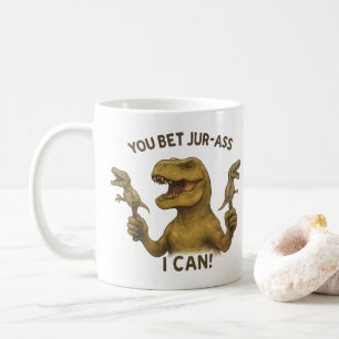 Mug T-Rex Vous Pariez Jur-Ass Je Peux