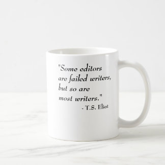 Mug T.S. Citation d'Eliot - auteurs