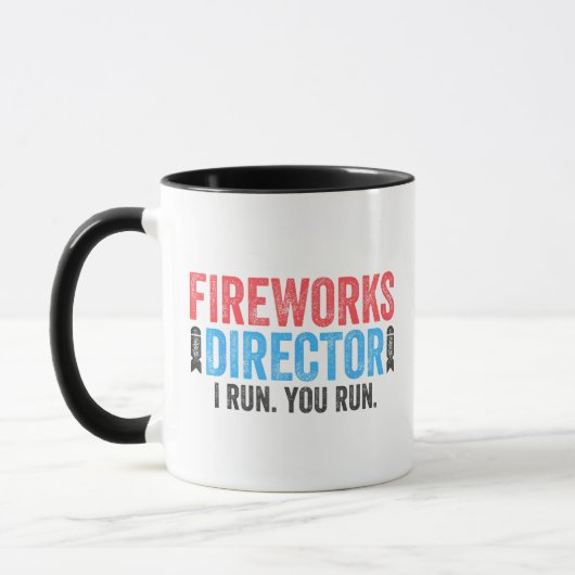 Mug T-Shirt 4 juillet Directeur de Fireworks (Gauche)