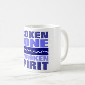 Mug T-shirt à os cassé (Devant droit)