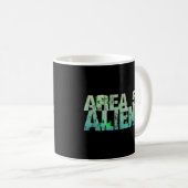Mug T-shirt aliens de la zone 51 (Devant droit)