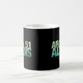 Mug T-shirt aliens de la zone 51 (Centre)