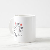Mug T-shirt Amoureux des chats (Devant gauche)