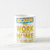 Mug T-shirt Analyste de données - Né au travail à domi (Centre)