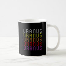 T-Shirt Astronomie Rétro Vintage Planète Uranus