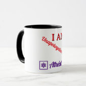 Mug T-shirt athée sans excuses (Devant gauche)