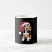 Mug T-shirt Beagle à manches longues pour chien de Noë (Centre)