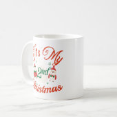 Mug T-shirt bébé pour le 2e Noël (Devant gauche)