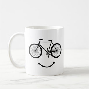 Mug T-Shirt Bicycle et Smile Vélo Tee Shirt Noir