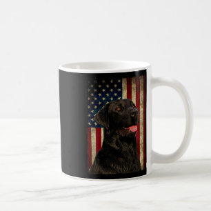 Mug T Shirt Cadeau Drapeau Usa Labrador Noir Propriéta