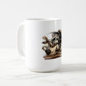 Mug T-Shirt Café Raton Laveur (Devant gauche)