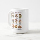 Mug T-shirt champignon comestible sauvage (Devant gauche)