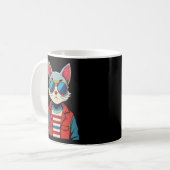 Mug T-shirt chat (Devant gauche)