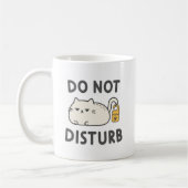 Mug T-Shirt Chat Drôle Ne Pas Déranger Introverti (Gauche)