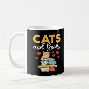 Mug T-shirt Chats et Livres