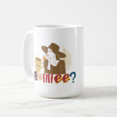 Mug T-shirt chic de style note de rançon pour amateur (Devant gauche)