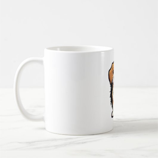 Mug T Shirt Chien Beagle (Gauche)