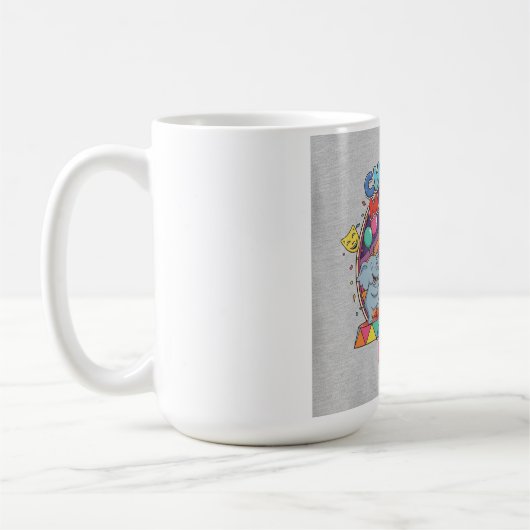 Mug T-Shirt Chuckle Masters règnent - Drôle d'animal d (Gauche)