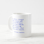 Mug T-shirt Citation Anthony Robbins Il y a a dans cha (Devant gauche)