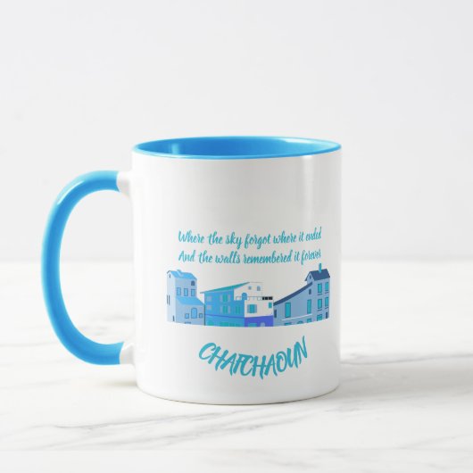 Mug T-Shirt Citation Chefchaouen (Gauche)