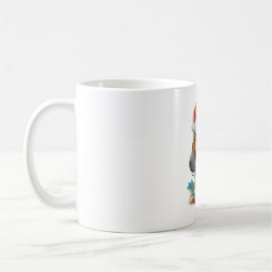 Mug T-Shirt Classique Cute Dachshund Père Noël