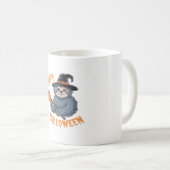 Mug T-shirt classique de la fentes de dessin d'Hallowe (Devant droit)