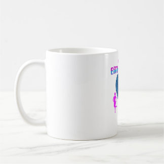 Mug T-shirt cœurs bleus pour fille d'anniversaire