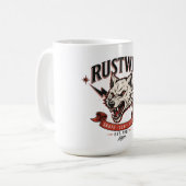 Mug T-Shirt Crâne de Loup Rustwire (Devant gauche)