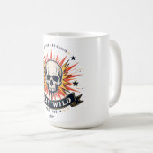 Mug T-Shirt crâne Reste Sauvage (Devant droit)