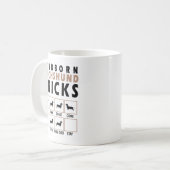 Mug T-shirt Dachshund Tricks têtu (Devant gauche)