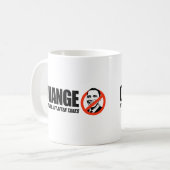 Mug T-shirt d'Anti-Obama - le changement est ce qui (Devant gauche)