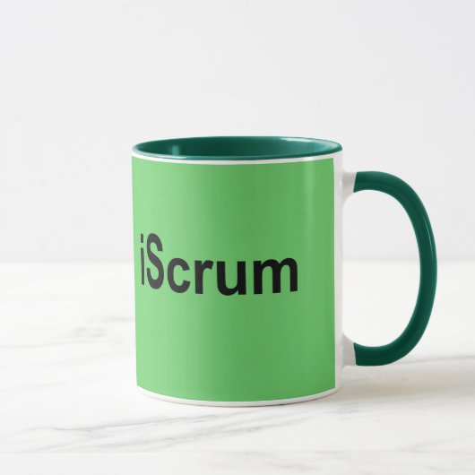 Mug T-shirt de bousculade de rugby d'iScrum (Droite)