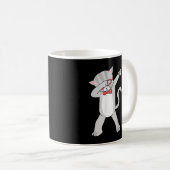 Mug T-Shirt de chat Dabbing Dab T-Shirt de chat Dabbin (Devant droit)