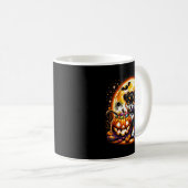 Mug T-Shirt de chien chiot Halloween5 (Devant droit)