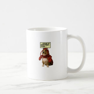 Mug T-shirt de fort de chien