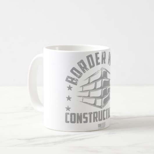 Mug T-shirt de la société de construction de mur front (Devant gauche)